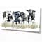 Designart - Dairy cow on field - Farmhouse Animal Painting Print on Wrapped Canvas